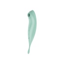 Wibrator Twirling Pro Connect App mint - podwójna stymulacja falami powietrznymi i wibracjami punktowymi, 20,3 × 3,8 × 3,7 cm - 1