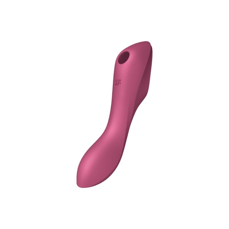 Stymulator Erotyczny Bezdotykowy Curvy Trinity 3 Czerwony - 1