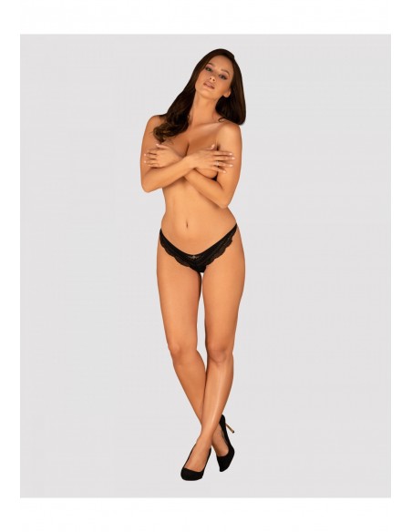 Bielizna-Ivannes figi czarne   S/M - Figi - 5