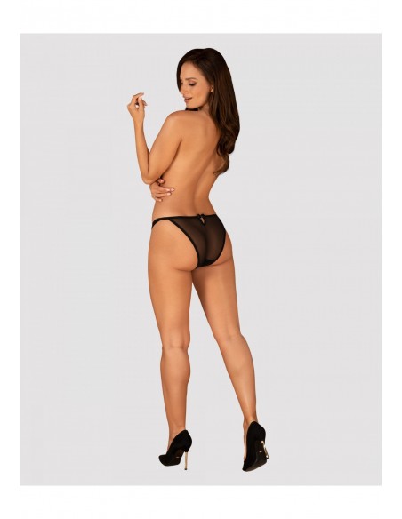 Bielizna-Ivannes figi czarne   S/M - Figi - 6