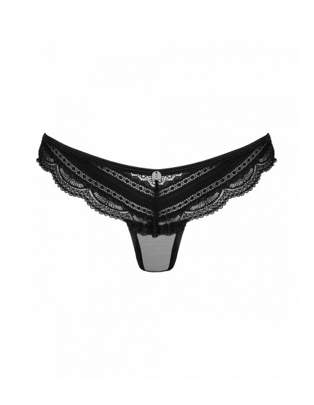 Bielizna-Ivannes figi czarne   S/M - Figi - 7