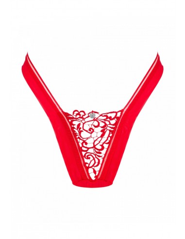 Bielizna-Larisya stringi czerwone  S/M - Stringi - 7