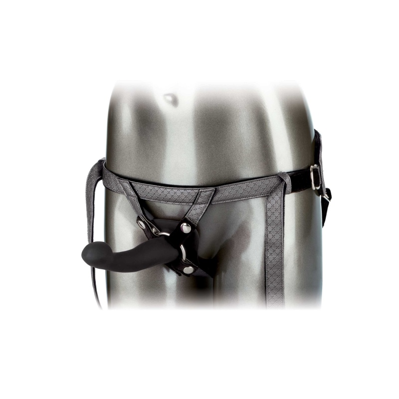 Zestaw strap-on The Royal Vibrating Set z wibrującym dildem 16,5 cm - 1