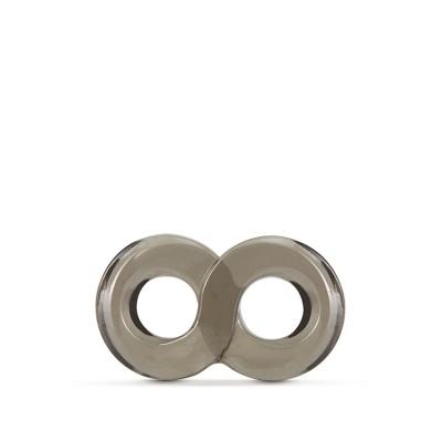 Pierścień na penisa i jądra Stay Hard Cock Ring and Ball Strap - konstrukcja typu 8, średnica wewnętrzna 1,7 cm, grubość ścianki - 1
