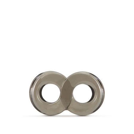 Pierścień na penisa i jądra Stay Hard Cock Ring and Ball Strap - konstrukcja typu 8, średnica wewnętrzna 1,7 cm, grubość ścianki - 1