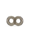 Pierścień na penisa i jądra Stay Hard Cock Ring and Ball Strap - konstrukcja typu 8, średnica wewnętrzna 1,7 cm, grubość ścianki - 1
