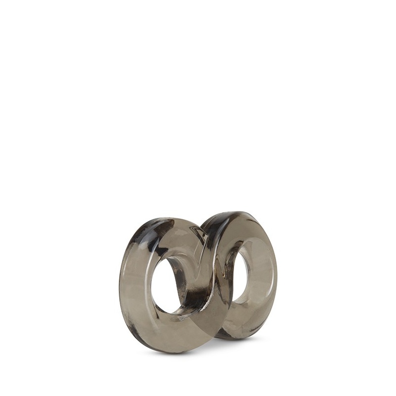 Pierścień na penisa i jądra Stay Hard Cock Ring and Ball Strap - konstrukcja typu 8, średnica wewnętrzna 1,7 cm, grubość ścianki - 2