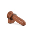 Pierścień na penisa i jądra Stay Hard Cock Ring and Ball Strap - konstrukcja typu 8, średnica wewnętrzna 1,7 cm, grubość ścianki - 4