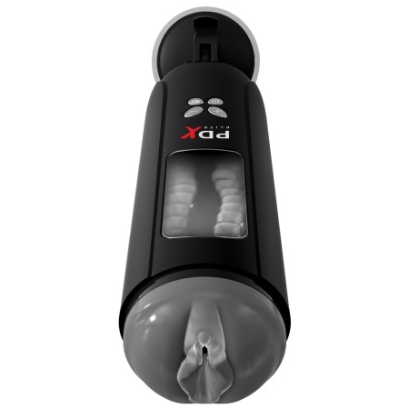 Masturbator PDX Elite Ultimate Milker z technologią milking, podstawą do odsysania i rękawem TPE, 26,9 cm - 2