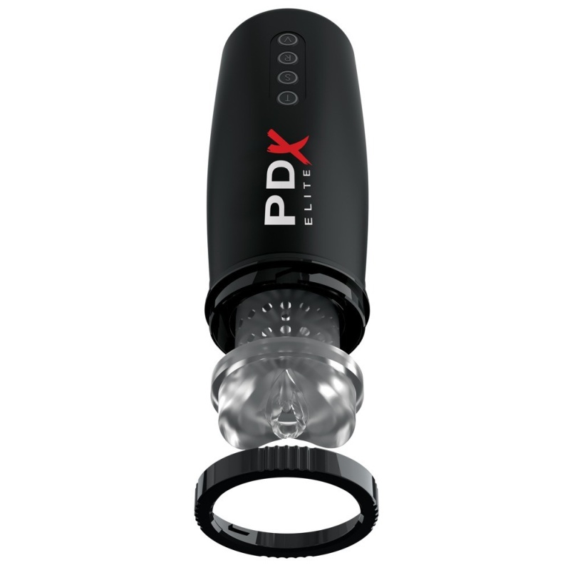 Motobator 2 – masturbator elektryczny z napędem tłokowym, 3 tryby ssania podciśnieniowego, 5 trybów wibracji, 23,1 cm - 5