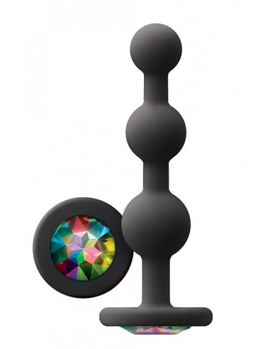 GLAMS RIPPLE RAINBOW GEM BLACK