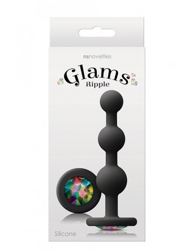 GLAMS RIPPLE RAINBOW GEM BLACK
