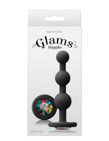 GLAMS RIPPLE RAINBOW GEM BLACK