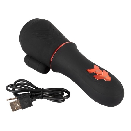Masturbator glansowy Rebel Glans – 2 silniki, 10 trybów wibracji, długość 16,9 cm - 2