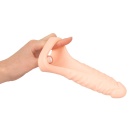 Nakładka na penisa z dildo Realistixxx Double Fucker – pierścień na jądra 4 cm, dildo 18 cm, średnica 3,1–4,5 cm - 8