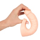 Nakładka na penisa z dildo Realistixxx Double Fucker – pierścień na jądra 4 cm, dildo 18 cm, średnica 3,1–4,5 cm - 9