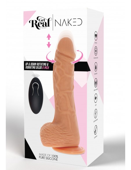 Up&Down Rotating Vibr Dildo