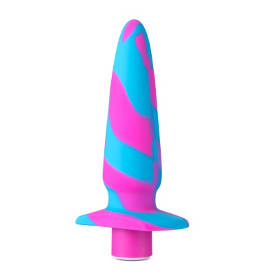 Korek analny Avant Vibrotize Fuchsia - wibrujący silikon Puria, 12,7 cm, IPX7 - 1