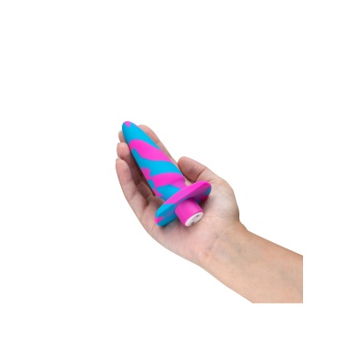 Korek analny Avant Vibrotize Fuchsia - wibrujący silikon Puria, 12,7 cm, IPX7 - 1 2