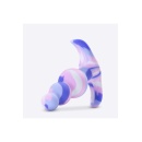 Korek analny Avant Twilight Blue z silikonu platynowego Puria™ - stożkowa główka, trzy krzywizny i podstawa AnchorTech™, 7,6 cm - 3