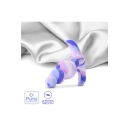 Korek analny Avant Twilight Blue z silikonu platynowego Puria™ - stożkowa główka, trzy krzywizny i podstawa AnchorTech™, 7,6 cm - 6