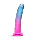 Dildo Beautiful Sky Sunset - anatomiczny kształt z przyssawką i podstawą strap-on, 19 cm - 1