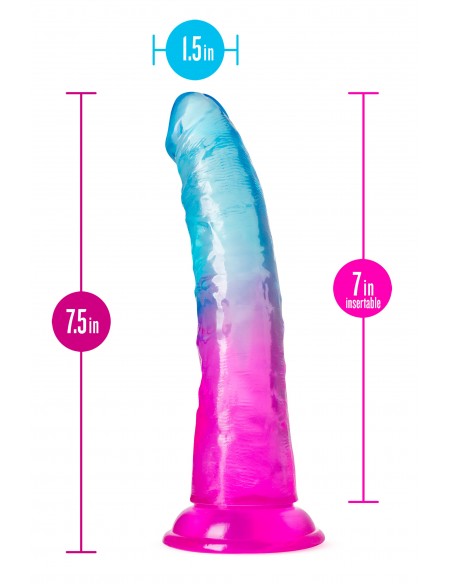 B YOURS BEAUTIFUL SKY 7 INCH DILDO SUNSET