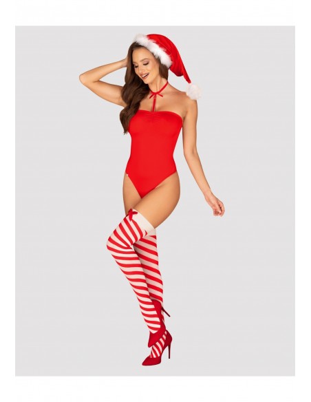 Bielizna-Kissmas body czerwone    XS/S