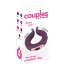 Wibrator pierścieniowy Couples Choice Two Motors Coup z 2 silnikami i elastycznymi ramionami, długość 8,7 cm - 1