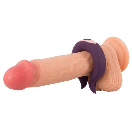 Wibrator pierścieniowy Couples Choice Two Motors Coup z 2 silnikami i elastycznymi ramionami, długość 8,7 cm - 8