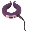 Wibrator pierścieniowy Couples Choice Two Motors Coup z 2 silnikami i elastycznymi ramionami, długość 8,7 cm - 11