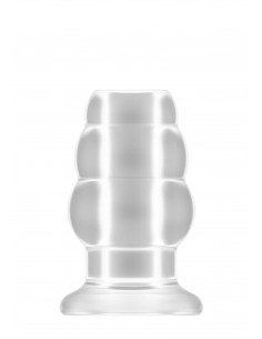 No.49 - Small Hollow Tunnel Butt Plug - 3 Inch - Translucent