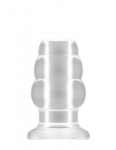 No.49 - Small Hollow Tunnel Butt Plug - 3 Inch - Translucent