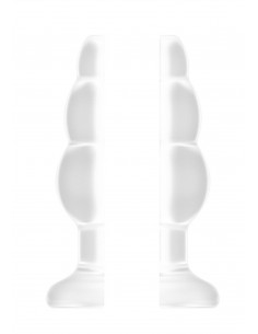 No.49 - Small Hollow Tunnel Butt Plug - 3 Inch - Translucent 2