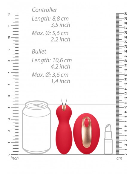 Dual Vibrating Toy - Purity - Red