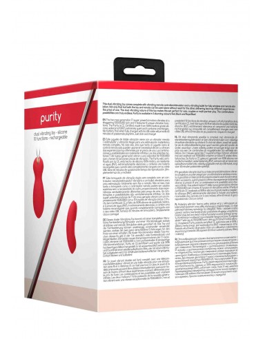 Dual Vibrating Toy - Purity - Red
