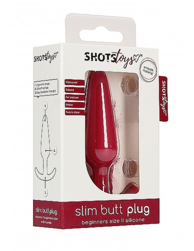 Slim Butt Plug - Red