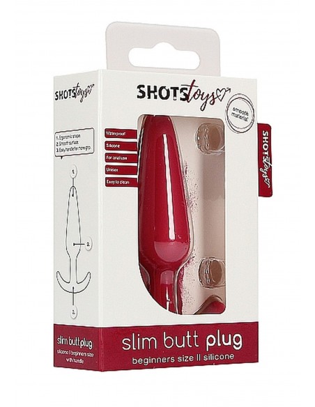 Slim Butt Plug - Red
