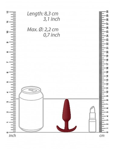 Slim Butt Plug - Red