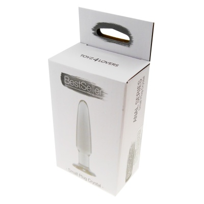 Korek analny Crystal Small Plug 11,5 cm przezroczysty - 1 2