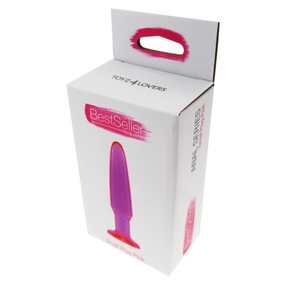 Korek analny Jelly Small Pink 11,5 cm dla początkujących - 2