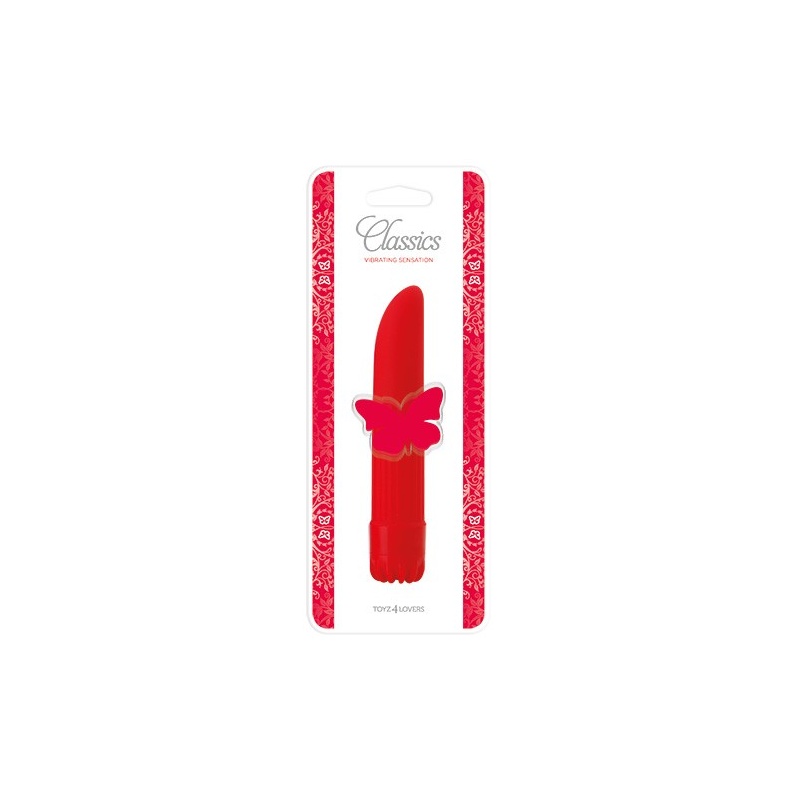 Wibrator Classic Vibe Red Small 14 cm czerwony - 1