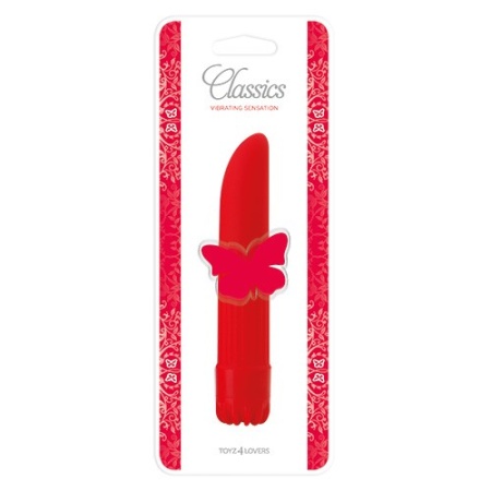 Wibrator Classic Vibe Red Small 14 cm czerwony - 1