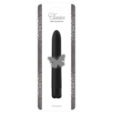 Wibrator klasyczny Classics Medium 18 cm, czarny - 1