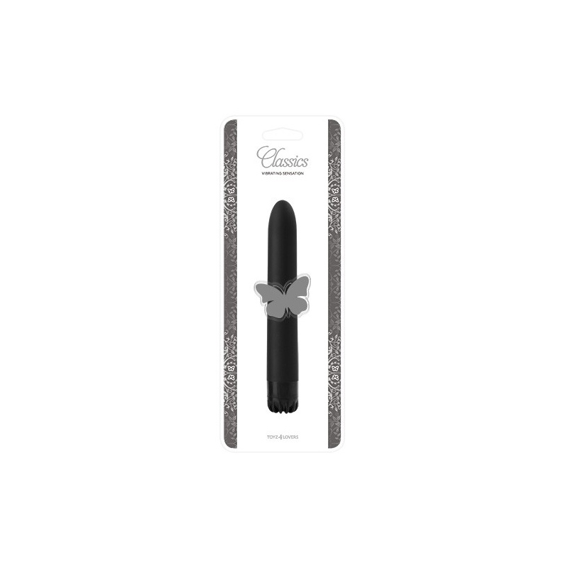 Wibrator klasyczny Classics Medium 18 cm, czarny - 1