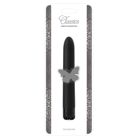 Wibrator klasyczny Classics Medium 18 cm, czarny - 1