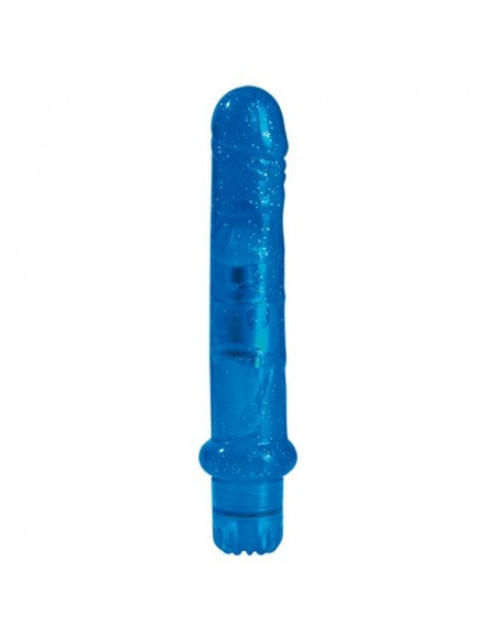 Wibrator-VIBRATOR JAMMY JELLY FRESH GLITTER BLUE