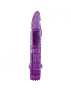 Wibrator-VIBRATOR JAMMY JELLY DAZZLY GLITTER PURPLE 2