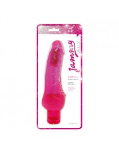 Wibrator-VIBRATOR JAMMY JELLY SHARP GLITTER PINK