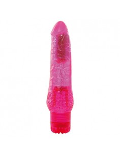 Wibrator-VIBRATOR JAMMY JELLY CLASSY GLITTER PINK 2